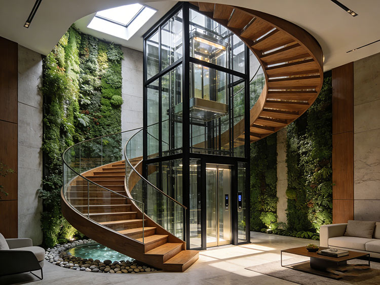 成都别墅电梯 成都别墅电梯的美学革命：如何让电梯成为家居设计的高光点