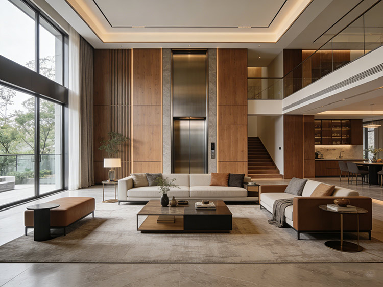 成都别墅电梯 隐形于家：成都高端别墅电梯如何与室内设计无缝融合？| 成都别墅电梯