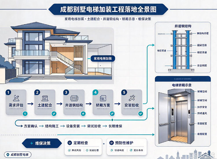 成都别墅电梯